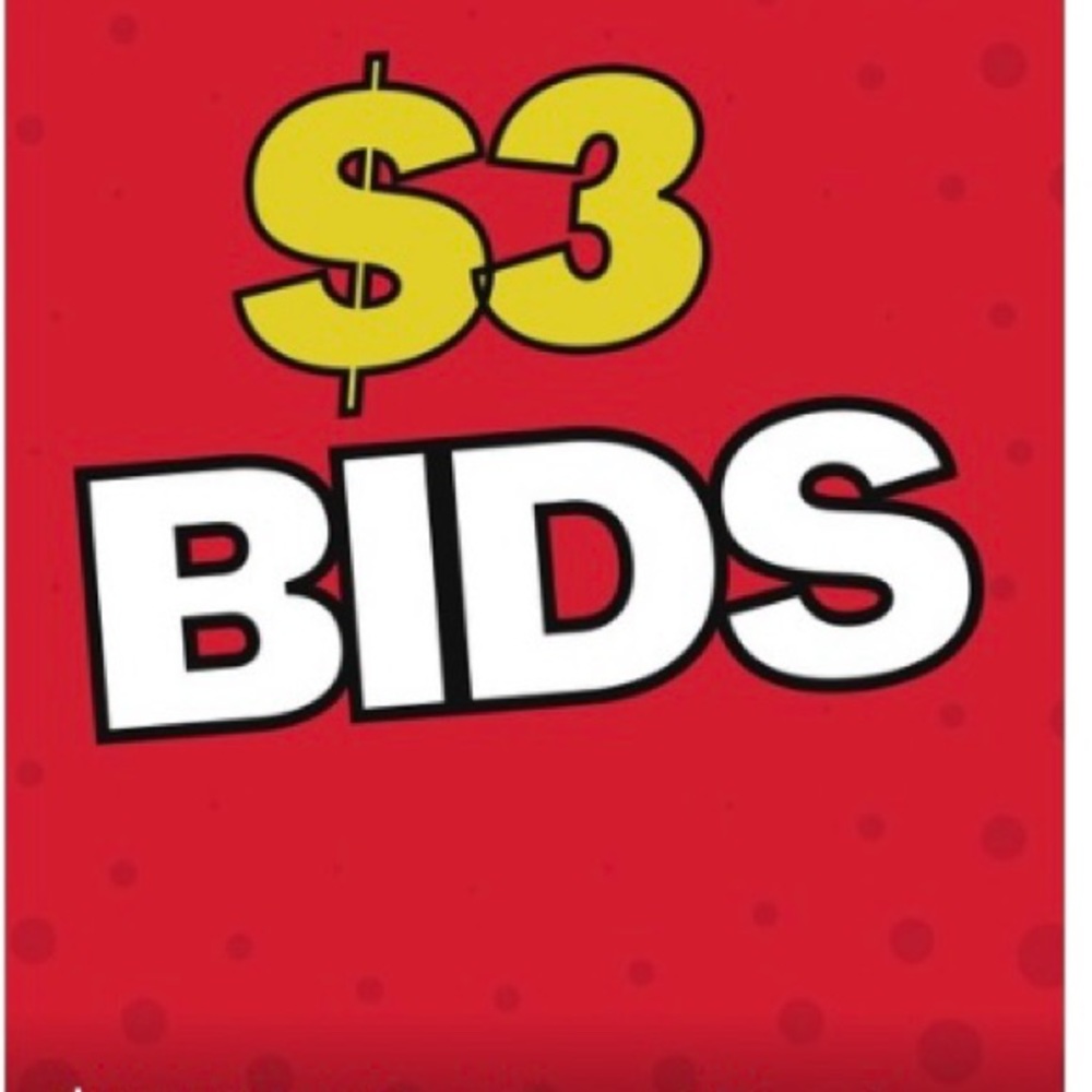 Friday @ 1pm $3 Starts plus giveaway!